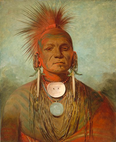 See-non-ty-a, een Iowa medicijnman door George Catlin